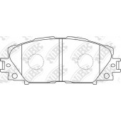 Колодки тормозные дисковые передний для LEXUS CT / TOYOTA ALLION, AQUA, PRIUS, VIOS/YARIS, YARIS <b>NiBK PN1508</b>