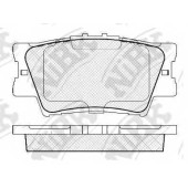 Колодки тормозные дисковые задний для LEXUS ES / TOYOTA CAMRY, RAV 4 <b>NiBK PN1522</b>