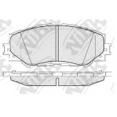 Колодки тормозные дисковые передний для SUBARU TREZIA / TOYOTA AURIS, COROLLA, MATRIX, RAV 4, URBAN CRUISER, VERSO S, YARIS <b>NiBK PN1524</b>