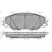 Колодки тормозные дисковые передний для TOYOTA AURIS, MATRIX, PRIUS PLUS, RAV 4 <b>NiBK PN1530</b>