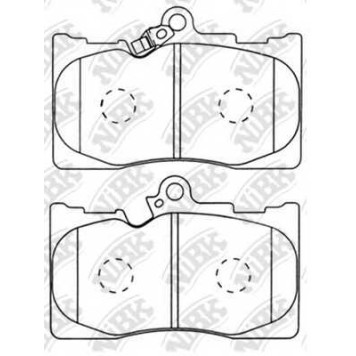 Колодки тормозные дисковые передний для LEXUS GS(GRL1#, GRS19#, GWL1#, GWS19#, URS19#, UZS19#) <b>NiBK PN1547</b>
