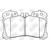 Колодки тормозные дисковые передний для LEXUS LS(USF4#,UVF4#) <b>NiBK PN1833</b>