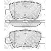 Колодки тормозные дисковые задний для TOYOTA AVENSIS(ADT27,ZRT27) <b>NiBK PN1838</b>
