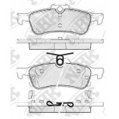 Колодки тормозные дисковые задний для DAIHATSU CHARADE / HONDA CIVIC / TOYOTA VIOS/YARIS, YARIS <b>NiBK PN1840</b>