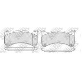 Колодки тормозные дисковые передний для LEXUS IS(ALE2#,GSE2#,USE2#) <b>NiBK PN1850</b>