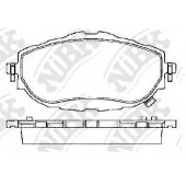 Колодки тормозные дисковые передний для TOYOTA AURIS(NZE18#, ZRE18#, ZWE18#), COROLLA(NDE18#, NRE18#, ZRE17#, ZRE18#) <b>NiBK PN21001</b>