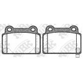 Комплект высокоэффективных тормозных колодок задний для MITSUBISHI LANCER(CY/Z#A) <b>NiBK PN23002S</b>