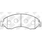 Колодки тормозные дисковые передний <b>NiBK PN2368</b>