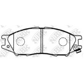 Колодки тормозные дисковые передний для NISSAN ALMERA(B10,N16), BLUEBIRD SYLPHY(G10), EXPERT(W11), MICRA(K11), SENTRA(B15), SUNNY, TSUBAME <b>NiBK PN2435</b>