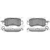 Колодки тормозные дисковые задний для MAZDA CX-5(GH,KE) <b>NiBK PN25001</b>