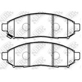 Колодки тормозные дисковые передний для NISSAN LEAF, MURANO(Z50), NAVARA(D40), PATHFINDER(R51), SERENA(C25) <b>NiBK PN2517</b>