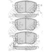 Колодки тормозные дисковые передний для INFINITI FX, M35, M45 / NISSAN MURANO(Z50,Z51) <b>NiBK PN2901</b>