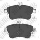 Колодки тормозные дисковые передний <b>NiBK PN31008</b>