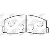 Колодки тормозные дисковые передний для ISUZU ASKA / MITSUBISHI COLT, CORDIA, GALANT, LANCER F, LANCER, MAGNA, MIRAGE, SPACE, TREDIA <b>NiBK PN3158</b>