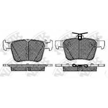 Колодки тормозные дисковые задний <b>NiBK PN33003</b>