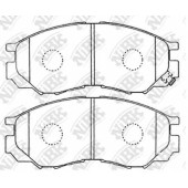 Колодки тормозные дисковые передний для MITSUBISHI L 200, L 300, L 400 / SPACE GEAR, L 400 <b>NiBK PN3369</b>