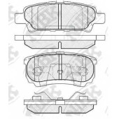 Колодки тормозные дисковые задний для CHRYSLER SEBRING(JS) / MITSUBISHI LANCER(CJ-CP#, CS#A, CS#W, CT0, CX#A, CY/Z#A), OUTLANDER(CU#W) <b>NiBK PN3502</b>