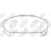 Колодки тормозные дисковые задний <b>NiBK PN4296</b>