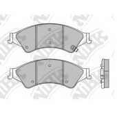 Колодки тормозные дисковые передний <b>NiBK PN51001</b>