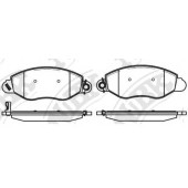 Колодки тормозные дисковые передний <b>NiBK PN51162</b>