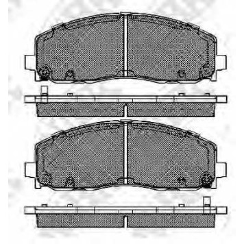 Колодки тормозные дисковые передний <b>NiBK PN53003</b>