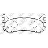 Колодки тормозные дисковые задний для MAZDA FAMILIA(BA), MX-5(NA,NB) <b>NiBK PN5365</b>