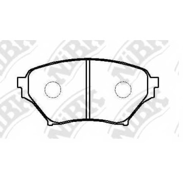Колодки тормозные дисковые передний для MAZDA MX-5(NB) <b>NiBK PN5486</b>