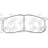 Колодки тормозные дисковые передний <b>NiBK PN6341</b>