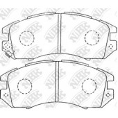 Колодки тормозные дисковые передний для SUBARU IMPREZA(GC,GF,GFC), LEGACY OUTBACK(BG), LEGACY(BC,BD,BG,BJF) <b>NiBK PN7248</b>