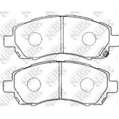 Колодки тормозные дисковые передний для SUBARU IMPREZA(GC,GF,GFC,GG), LEGACY(BD,BE,BG,BH) <b>NiBK PN7398</b>
