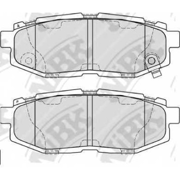 Колодки тормозные дисковые задний для SUBARU BRZ, LEGACY(BM,BR), TRIBECA(B9) <b>NiBK PN7803</b>
