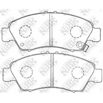 Колодки тормозные дисковые NiBK PN8265