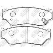 Колодки тормозные дисковые передний для SUZUKI GRAND VITARA(FT), JIMNY(FJ), VITARA(ET,TA) <b>NiBK PN9301</b>