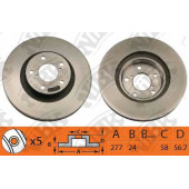 Тормозной диск NiBK RN1010