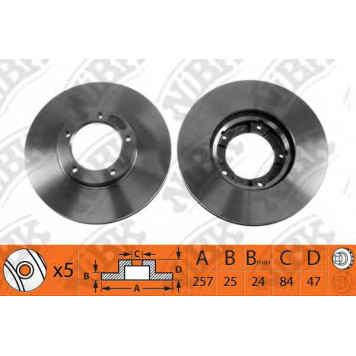Тормозной диск NiBK RN1026