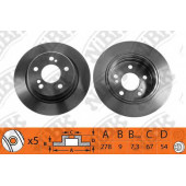 Тормозной диск NiBK RN1035