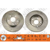 Тормозной диск NiBK RN1070