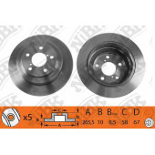 Тормозной диск NiBK RN1092