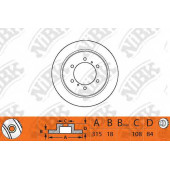 Тормозной диск NiBK RN1119