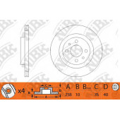 Тормозной диск NiBK RN1130