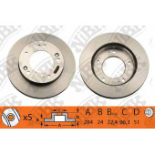 Тормозной диск NiBK RN1148