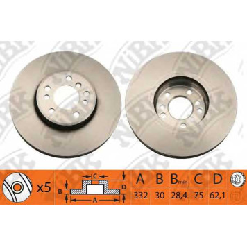 Тормозной диск NiBK RN1154