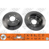 Тормозной диск NiBK RN1176