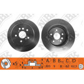 Тормозной диск NiBK RN1207