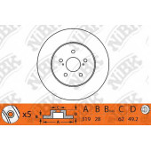 Тормозной диск NiBK RN1219