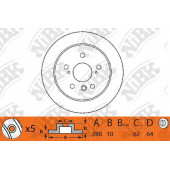 Тормозной диск NiBK RN1223