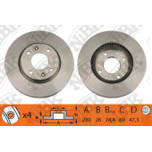 Тормозной диск NiBK RN1231