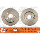 Тормозной диск NiBK RN1239