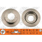 Тормозной диск NiBK RN1240