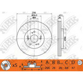 Тормозной диск NiBK RN1243